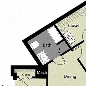 The Magnolia - 1 Bed/1 Bath
